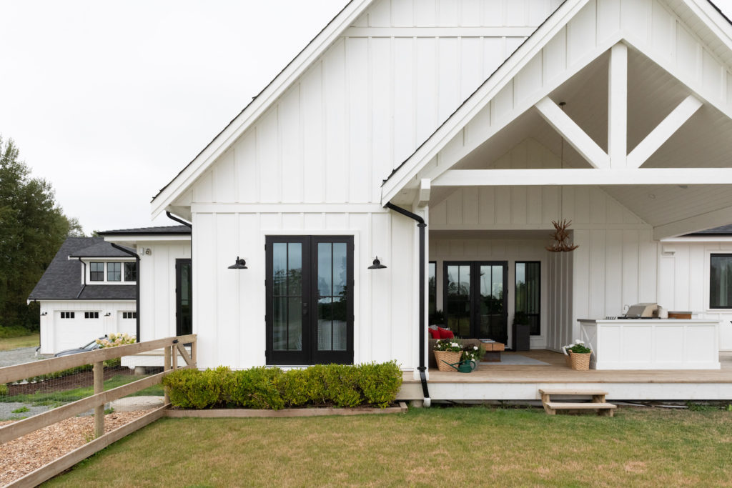 Modern Farmhouse Backyard and Patio