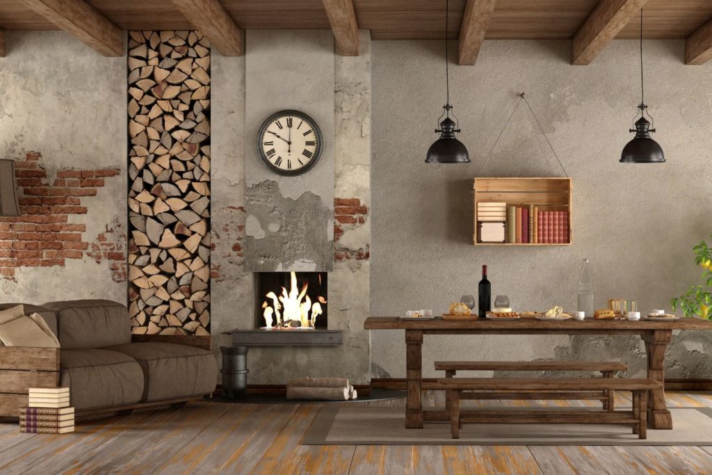 Rustic Modern Interior Design - Dining Room