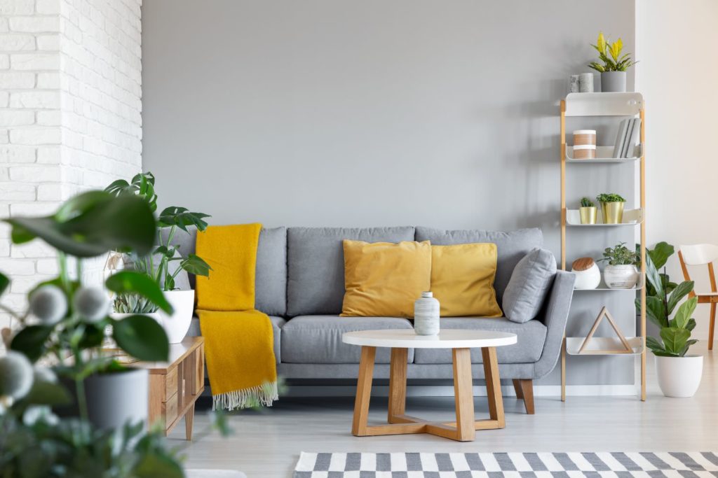 Yellow Accent Color In Living Room