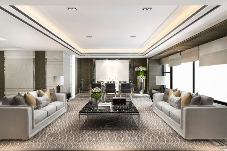 Elegant Formal Modern Living Room