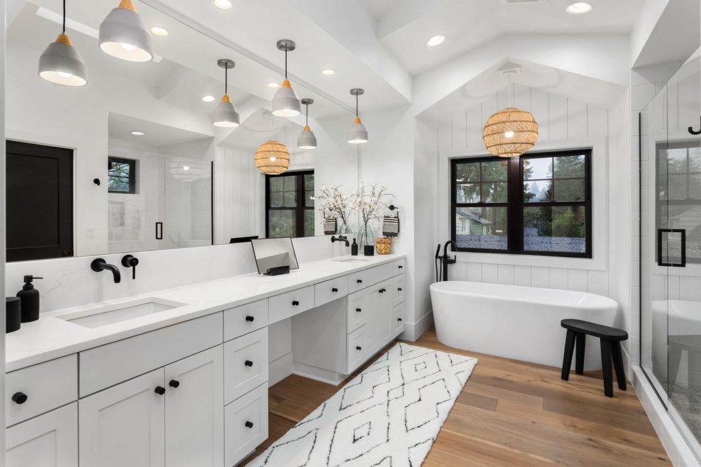 Modern Farmhouse Bathroom Design